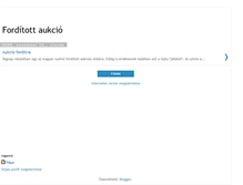 Tablet Screenshot of forditottaukcio.blogspot.com