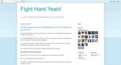 Desktop Screenshot of fighthardyeah.blogspot.com