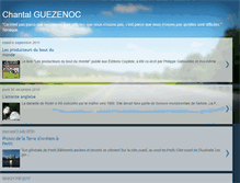 Tablet Screenshot of chantalguezenoc.blogspot.com
