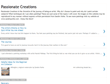 Tablet Screenshot of passionatecreations.blogspot.com