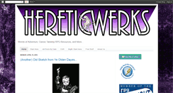 Desktop Screenshot of hereticwerks.blogspot.com