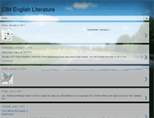 Tablet Screenshot of cimenglishliterature.blogspot.com