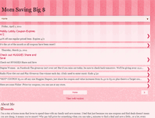 Tablet Screenshot of momsavingbig.blogspot.com