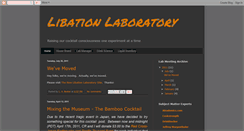 Desktop Screenshot of libationlaboratory.blogspot.com