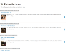 Tablet Screenshot of cletedog.blogspot.com