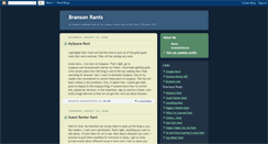 Desktop Screenshot of bransonrants.blogspot.com