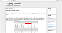 Desktop Screenshot of clingingtoideas.blogspot.com