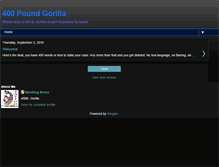 Tablet Screenshot of 400poundgorilla.blogspot.com