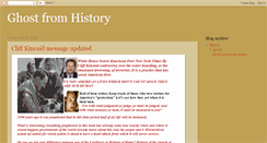 Desktop Screenshot of ghostfromhistory.blogspot.com