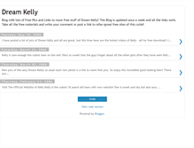 Tablet Screenshot of dream-kelly-pics.blogspot.com