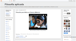 Desktop Screenshot of filosofia-aplicada.blogspot.com