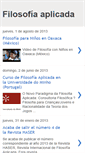 Mobile Screenshot of filosofia-aplicada.blogspot.com