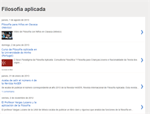 Tablet Screenshot of filosofia-aplicada.blogspot.com