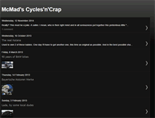 Tablet Screenshot of cyclesncrap.blogspot.com