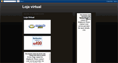 Desktop Screenshot of lojavirtual2011.blogspot.com