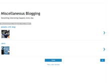 Tablet Screenshot of misc2blog.blogspot.com