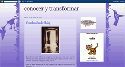 Desktop Screenshot of conocerytransformar-ana.blogspot.com