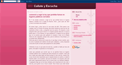 Desktop Screenshot of callateyescucha.blogspot.com