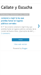 Mobile Screenshot of callateyescucha.blogspot.com