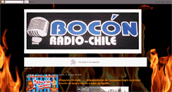Desktop Screenshot of boconradiochile.blogspot.com