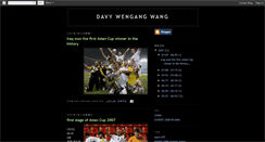 Desktop Screenshot of davywengangwang.blogspot.com