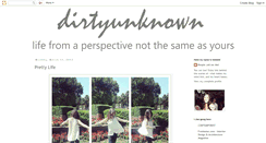Desktop Screenshot of dirtyunknown.blogspot.com