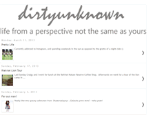 Tablet Screenshot of dirtyunknown.blogspot.com