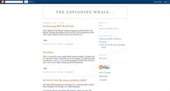 Desktop Screenshot of explodingwhale.blogspot.com