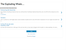 Tablet Screenshot of explodingwhale.blogspot.com