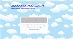 Desktop Screenshot of japanese-pop-culture.blogspot.com