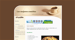 Desktop Screenshot of lasmejorescomidas.blogspot.com