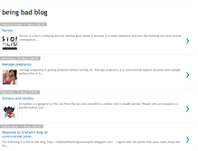Tablet Screenshot of gemma-beingbadblog.blogspot.com