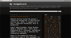 Desktop Screenshot of myridgefield.blogspot.com