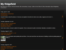 Tablet Screenshot of myridgefield.blogspot.com