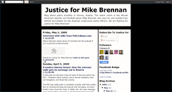 Desktop Screenshot of justiceformikebrennan.blogspot.com