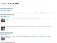 Tablet Screenshot of flying-maple.blogspot.com