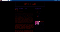 Desktop Screenshot of gothicalex.blogspot.com