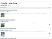 Tablet Screenshot of canariasnaturaleza.blogspot.com