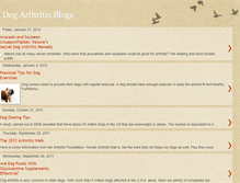 Tablet Screenshot of dogarthritisblogs.blogspot.com