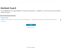 Tablet Screenshot of macbook-guard.blogspot.com