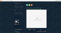 Desktop Screenshot of meuviolaovelho.blogspot.com