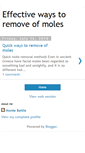 Mobile Screenshot of how-to-remove-moles.blogspot.com