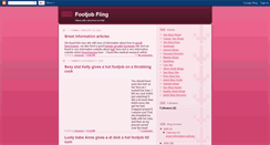 Desktop Screenshot of footjobfling.blogspot.com