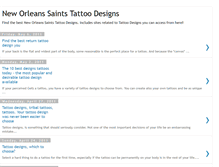 Tablet Screenshot of neworleanssaintstattoodesigns.blogspot.com