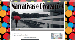 Desktop Screenshot of narrativasedivagacoes.blogspot.com