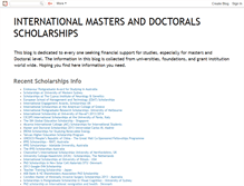 Tablet Screenshot of masters-and-doctorals-scholarships.blogspot.com