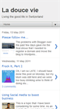 Mobile Screenshot of ladouceviesuisse.blogspot.com