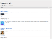 Tablet Screenshot of ladouceviesuisse.blogspot.com