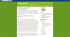 Desktop Screenshot of library-bound.blogspot.com