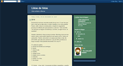 Desktop Screenshot of listasdelistas.blogspot.com